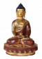 Preview: Amitabha Statue 32 cm teilvergoldet