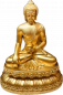 Preview: Sakyamuni Gold Plated  10 cm