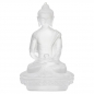 Preview: Amitabha Statue Glas transparent weiß