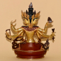 Preview: Usnisha Vijaya - Namgyalma Statue 24 cm teilvergoldet