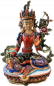 Preview: Painted Red Tara Statue
