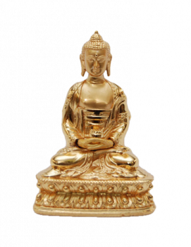 Amitabha Mini Statue vergoldet