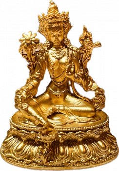 Green Tara Gold Plated