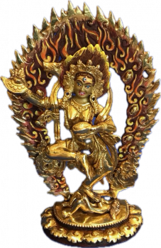 Vajravahari Statue 8 Inch fullgold