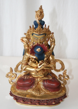 Vajradhara with Consort fullgold 9 Inch