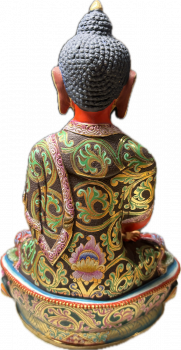 Hand Painted Amitabha Buddha Statue