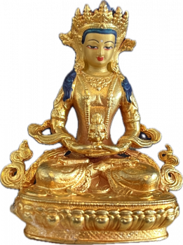 Vajrasattva Statue 7 cm mit Gesichtsbemalung