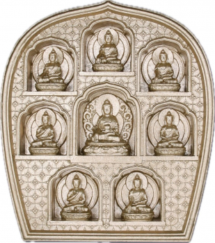 8 Medizinbuddhas TsaTsa