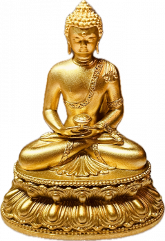 Amitabha Mini Statue vergoldet