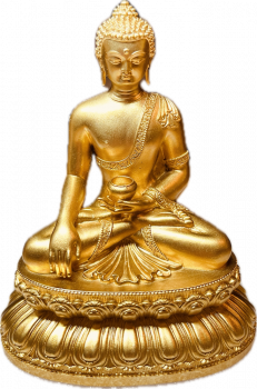 Sakyamuni Gold Plated  10 cm