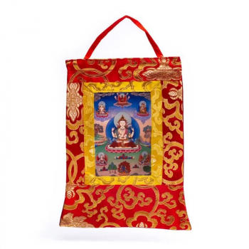 Printed Buddha thangka