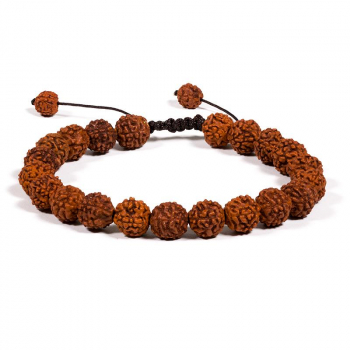 Mala / bracelet Rudraksha 21 beads adjustable