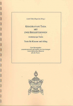 Lodrö Tulku Rinpoche : Khadiravani Tara mit zwei Begleiterinnen (4)