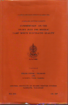 Samdhong Rinpoche : Commentary on the entry into middle Lamp which Elucidates Reality