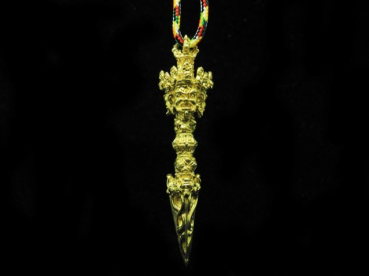 3 Face Phurpa for Relic Gold Plated