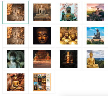 The Buddha's Smile Kalender 2025