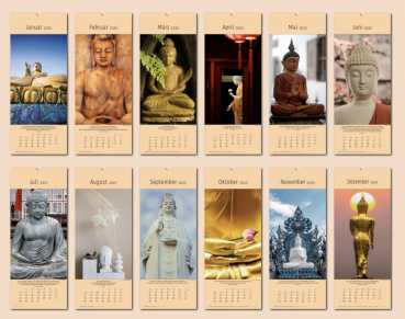 Buddhas 2025 Kalender