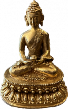 Amitabha Statue 10 cm vergoldet