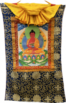 Amitabha Thangka Handbemalt