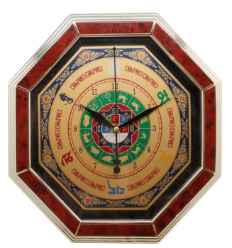 Mani mantra wall clock