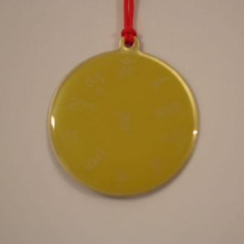 Deity Pendant - Yellow Zambala