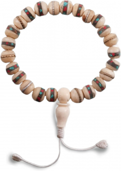 Yak Bone Medicine-Hand-Mala in 3 colour