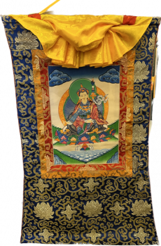 Padmasambhava Thangka Handbemalt