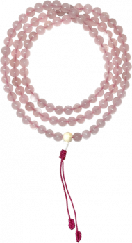 Rose quartz mala AA quality 108 pearls