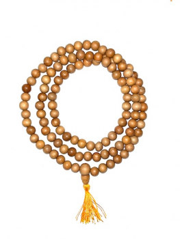 Sandelholz Mala, 108 Perlen 6mm