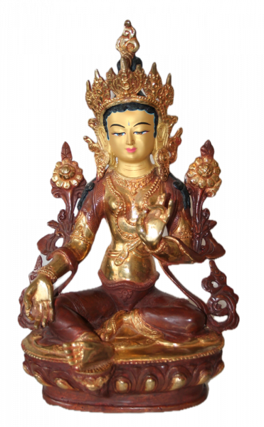 Green Tara Statue 12 Inch