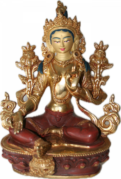 Grüne Tara Statue 8 Inch