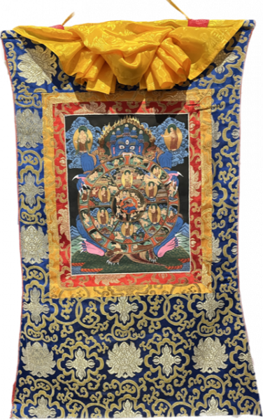 Wheel of Life Thangka Hand painted