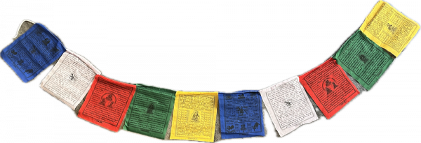 Tibetan prayer flags for peace, success, long life, prosperity and knowledge