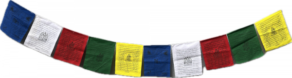 Tibetan prayer flags Buddha (premium quality) - Kopie