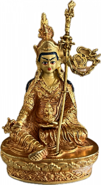 Padmasambhava Statue 7 cm mit Gesichtsbemalung