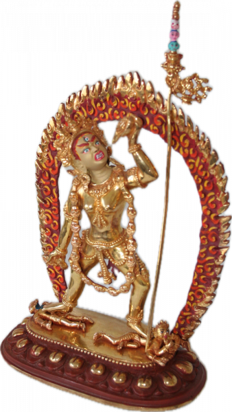 Vajrayogini Statue 8 Inch Fullgold