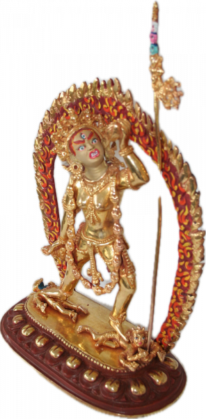 Vajrayogini Statue 20 cm Vollvergoldet