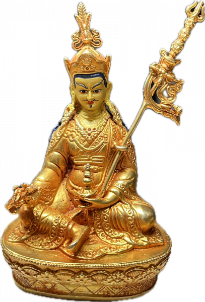 Padmasambhava Statue 10 cm mit Gesichtsbemalung