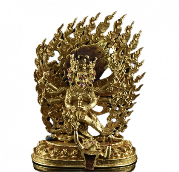 Vajrakilaya 37 cm vollvergoldet