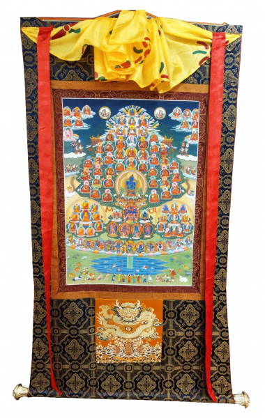 Karma Kagyü Zufluchtsbaum Thangka