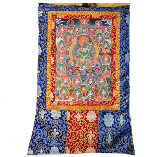 21 Taras - Thangka Reproduktion