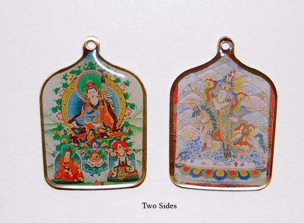 Deity Pendant - King Gesar / Guru