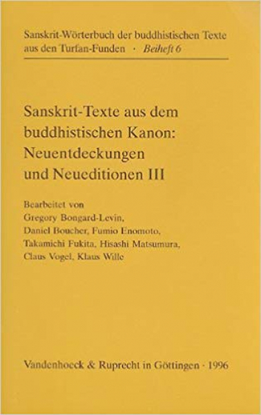 Sanskrit-Texte aus dem buddhistischen Kanon