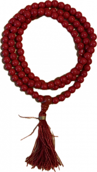 Red jasper Mala 108 Beads 8mm