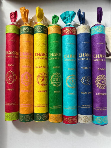 Chakra Räucherstäbchen Set