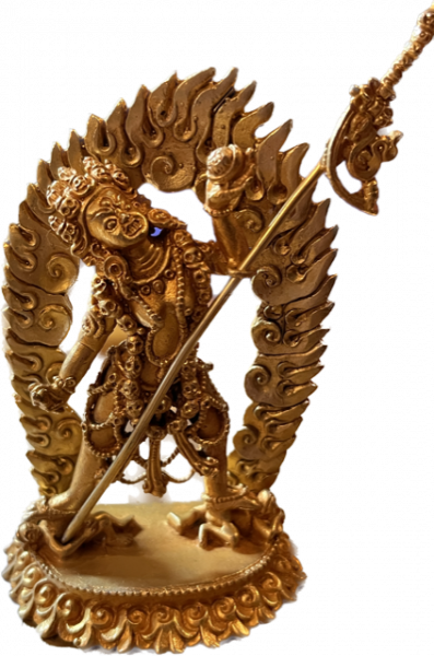 Vajrayogini Statue 3 Inch gold plated