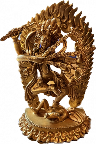 Kurukulle Statue 3 Inch gold plated