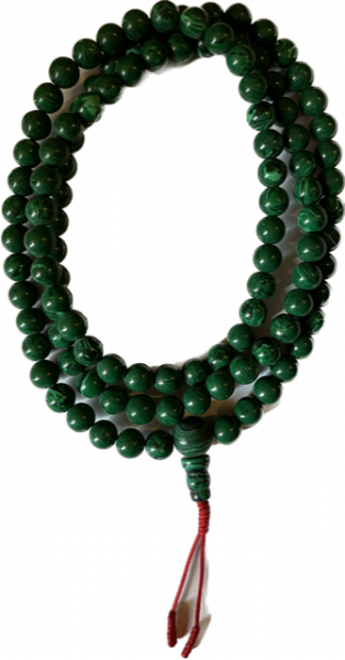 Malachit Mala 108 Beads 8mm