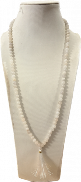 Moonstone Mala 108 pearls 8mm