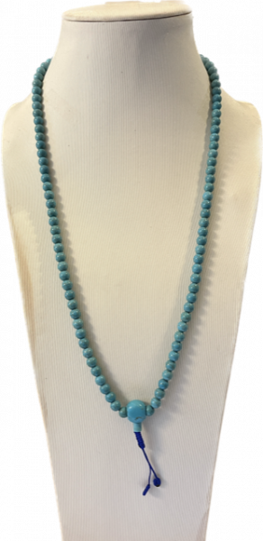 Turquoise mala 108 beads 8mm